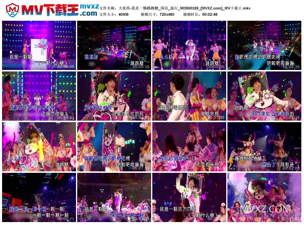 大张伟-我是一颗跳跳糖_国语_流行_MD500329
